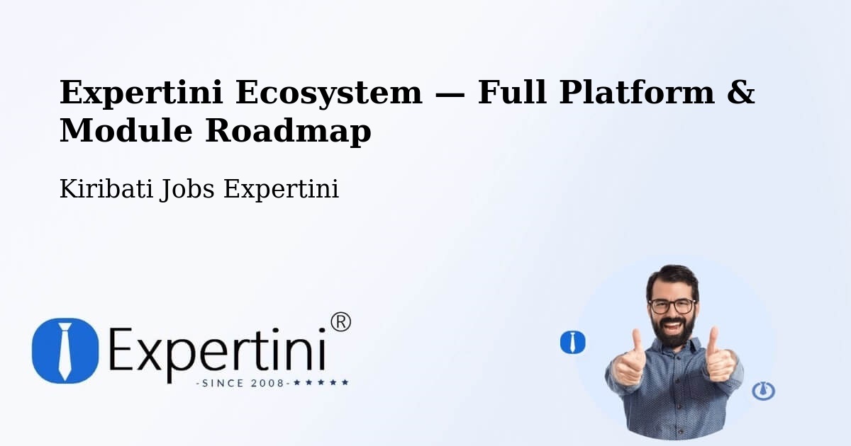 Expertini Ecosystem — Full Platform & Module Roadmap – Kuria