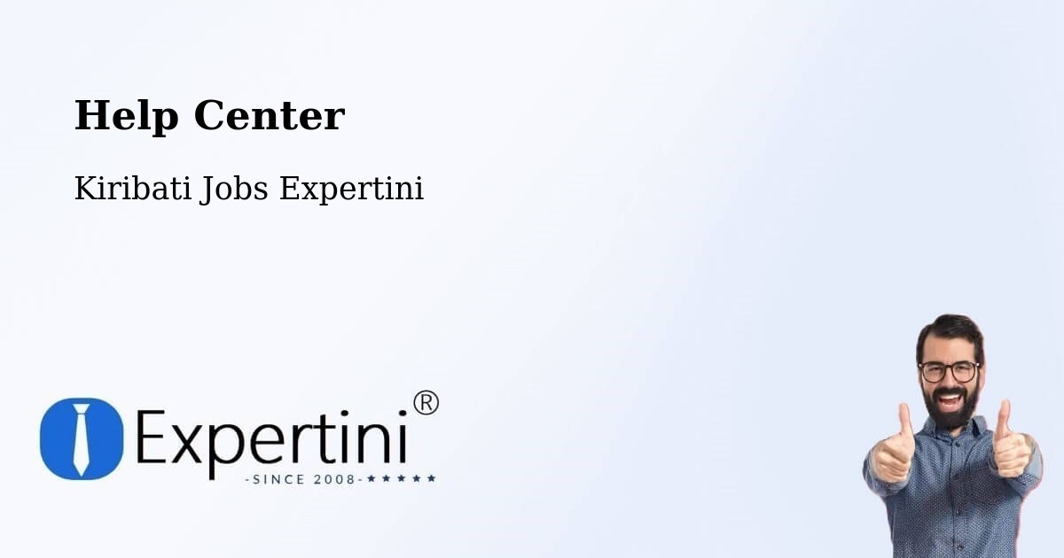 Help Center – Kuria - Kiribati Jobs Expertini